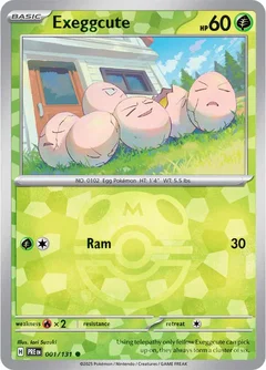 Exeggcute Master Ball Holo 1